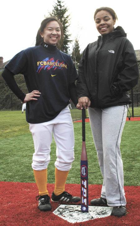 Mercer Island High School fastpitch captains