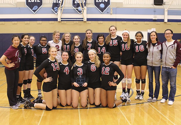 Mercer Island volleyball took home the 3A KingCo tournament trophy Saturday