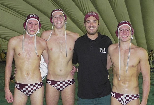 Mercer Island water polo seniors Kirk Robinson