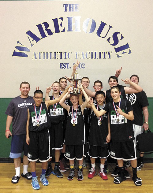 The Mercer Island ECBA eighth grade team ICE traveled to Spokane for the Warehouse May Madness tournament.