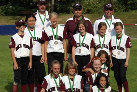 Mercer Island’s Softball 9- to 10-year-olds All-Star team knocked out a team from Snoqualmie in the District Nine Tournament last week