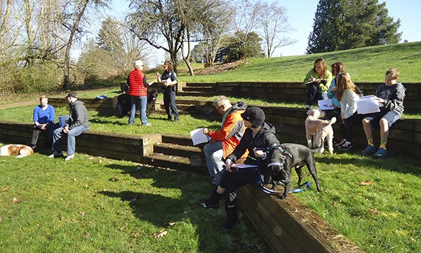 The second Paws on Patrol crime prevention training was held at Luther Burbank Park on March 7. There were 14 registrants