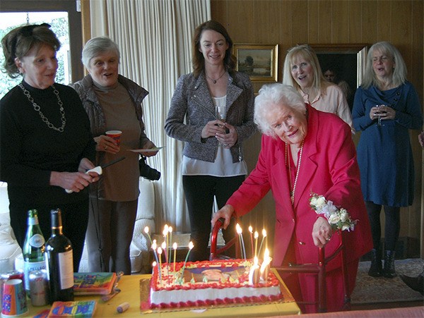 Margaret Quarles celebrated her 100th birthday with friends and neighbors on March 4. Quarles