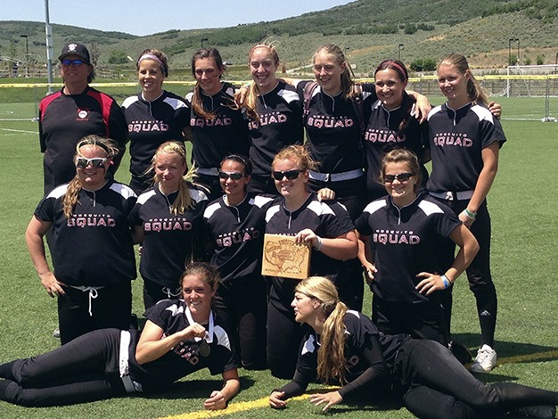 Mercer Island softball players Makenna Pellerin and Claire McCarthy helped their softball team to a third place finish at a tournament in Park City