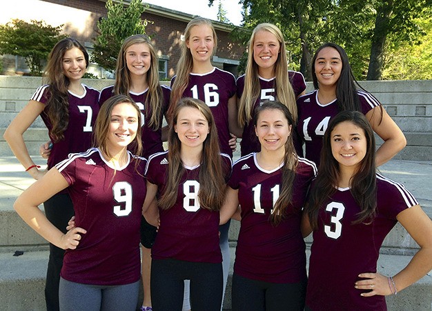 The Mercer Island vollyeball seniors include: Kirby Emerson