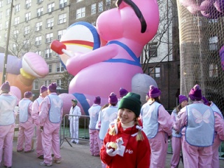 Islander Paige Brandon was part of the New York Macy’s Thanksgiving Day Parade.