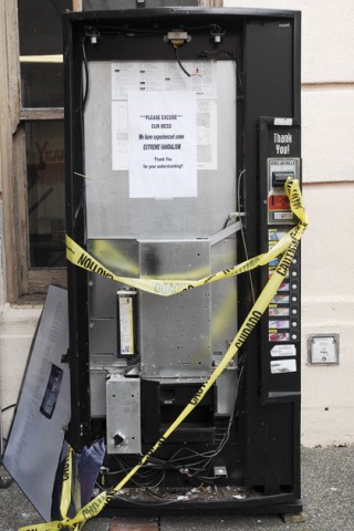 A vending machine was among items vandalized or stolen during a break-in at the Boys & Girls Club on Jan. 23.