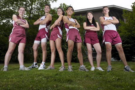 Mercer Island High School cross country team captains
