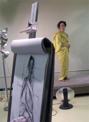 The life drawing class at the Mercer Island Community and Event Center is open to students every Wednesday at 9:30 a.m.