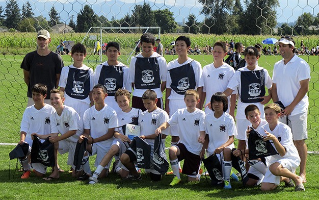 The Mercer Island FC U14 boys select soccer team recently competed in and won the Puyallup Valley Kick-off tournament over Labor Day weekend.