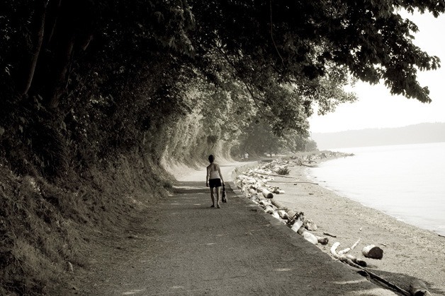 This artwork is part of the photography display in the Bassi-Jones building for the upcoming Third Thursday Art Walk on Aug. 19. The view is of Lincoln Park