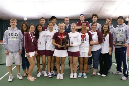 Both the Mercer Island girls and boys tennis teams won the 3A state titles this weekend during the state tournament.