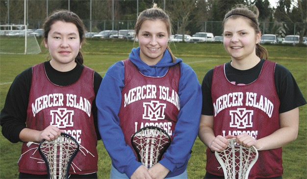 The Mercer Island girls lacrosse captains include: Laura Wessbecher