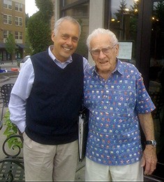 Greg Asimakoupoulos and Huston Riley at Tullys in 2009.