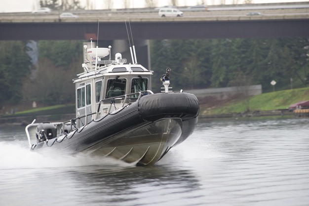 The Mercer Island Marine Patrol was part of an effort to save a man in the water off of Calkins Landing. A neighbor