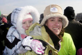 Tawny Lindquist and her daughter