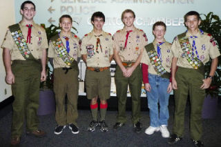 Mercer Island Eagle Scouts in 2009