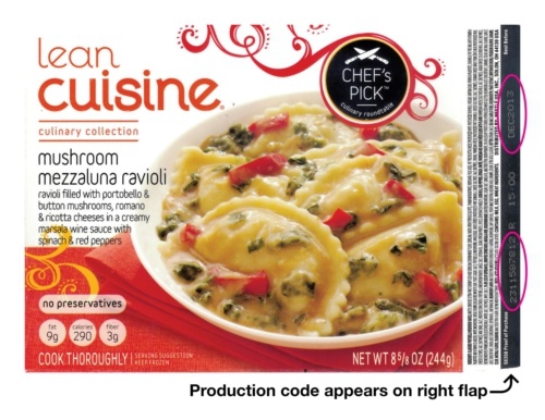 This Lean Cuisine product is under a voluntary recall after pieces of glass were found in the ravioli portion of the meal.