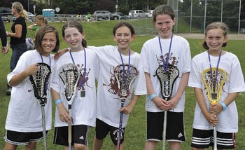 The MI-5 girls lacrosse team of Allie Myers