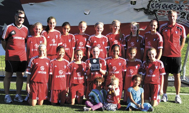 The Eastside FC girls U13 White team