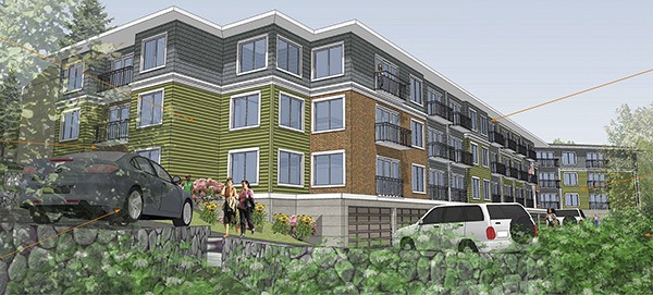 Shorewood Heights is applying to build 57 new apartment units and nine new parking stalls.