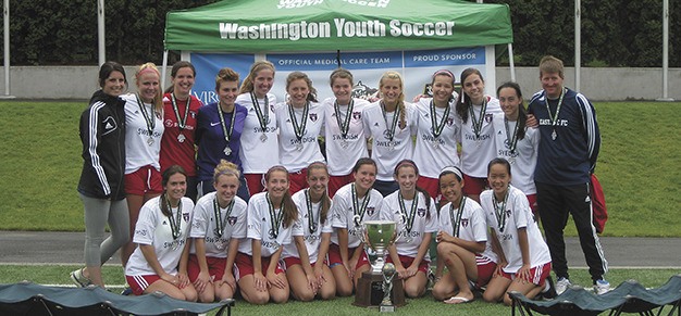 The Eastside FC U17 girls soccer team