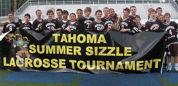 Mercer Island’s seventh and eighth-grade combined lacrosse team recently won the Tahoma Sizzle Lacrosse tournament.