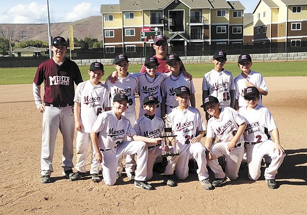 The 11U Thunder baseball team finished in third place at the May Day Mayhem tournament in April.