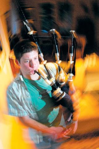 On traditional Scottish instrument, Mercer Island teen is piping hot