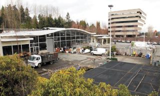 Chad Coleman/Mercer Island Reporter This space at 2441 76th Avenue S.E. was home to a Safeway store many years ago. The 64