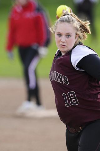 Chad Coleman/Mercer Island Reporter Islander freshman Emily Kahan is getting varsity experience this season.