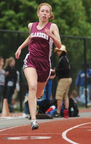 Chad Coleman/Mercer Island Reporter Mercer Island senior Laura Vogel placed seventh in the 400-meters.