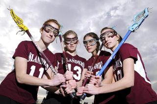 Chad Coleman/Mercer Island Reporter Islander girls lacrosse team captains