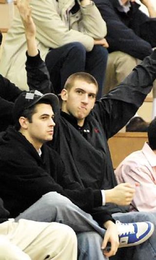 Chad Coleman/Mercer Island Reporter University of Washington basketball players Spencer Hawes