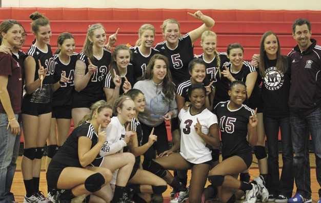 The Mercer Island volleyball team won the KingCo tournament on Saturday