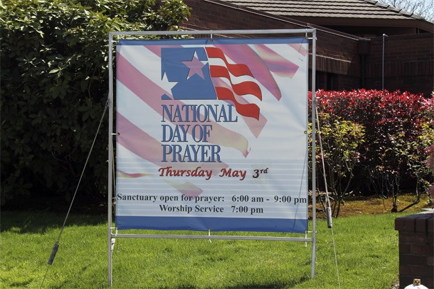 The sanctuary of the Mercer Island Covenant Church will open at 6 a.m. on the National Day of Prayer