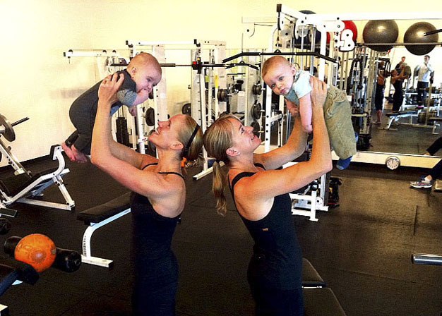Katie Welch and Crystal Moller worked hard to prove that even after babies