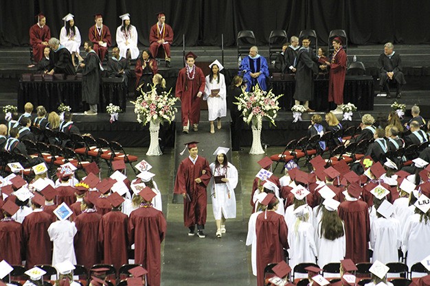 Mercer Island High School celebrated its 59th annual commencement exercises Thursday evening at KeyArena.