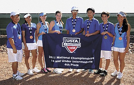 During the 2011 USTA JTT 14 and under National Championships held at the Surprise Tennis and Racquet Complex on Oct. 20 - 23