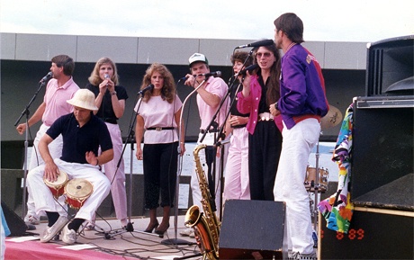 The Raretones have been playing as far back as when the new Homer Hadley Bridge opened up in 1989. The Island band played as part of the bridge’s opening celebration. From left to right: Andy Anderson