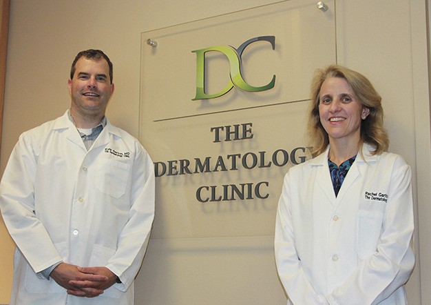 Doctors Kyle and Rachel Garton recently opened the Dermatology Clinic on Mercer Island.