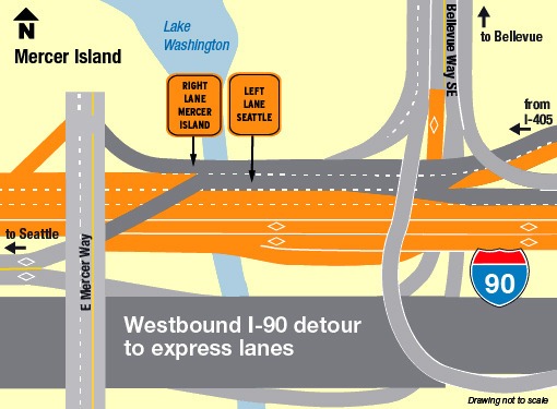 For drivers heading to Mercer Island