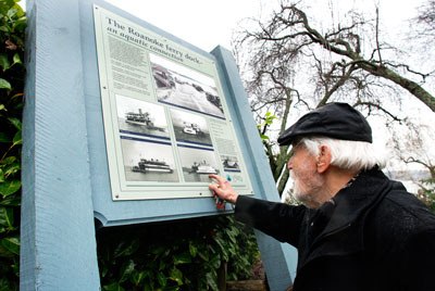 Phil Flash is a member of the Mercer Island Historical Society