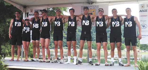 Alex Ihle and Charlie Gardner were members of the Mount Baker Rowing varsity 8's boat which earned a bronze medal at the U.S. Youth Rowing National Championships.