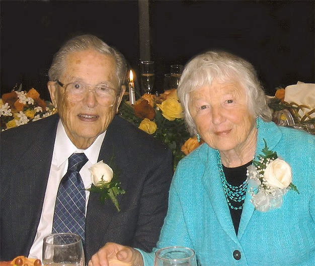 Mercer Island residents Jack and Barrie Riday recently celebrated their 70th wedding anniversary.