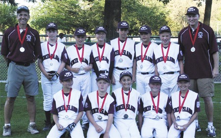 The Mercer Island 9-10 All Star team includes: (front row) Greg Fuchs