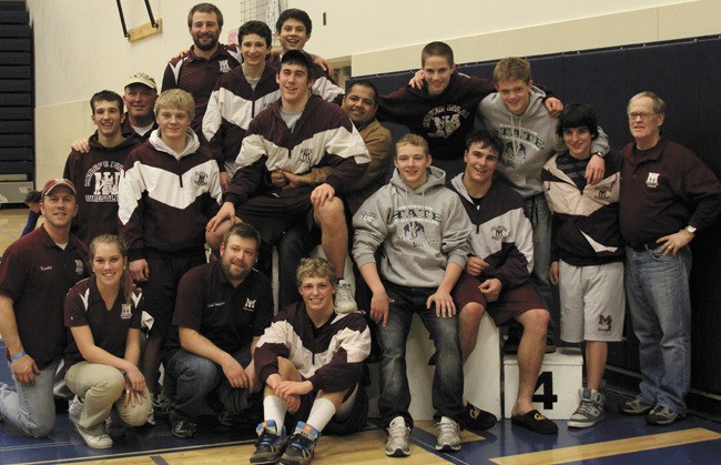 The MIHS wrestlers won the 2011 regional tournament. Six members of the team advanced to compete in this weekend's state tournament.