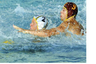 Islander Kyle Sterling (9) helped USC win the National Title in men’s water polo.