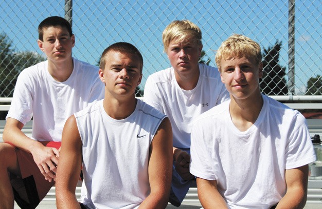 The MIHS boys tennis seniors include Kyle Baska