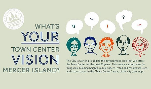 The city of Mercer Island wants to know: what’s your Town Center vision? It’s not too late to submit comments on the city website.